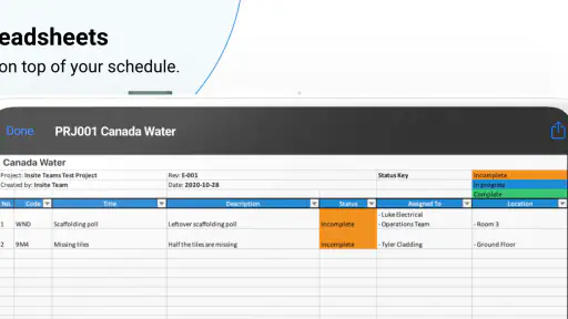 Insite - Audit & Snag screenshot