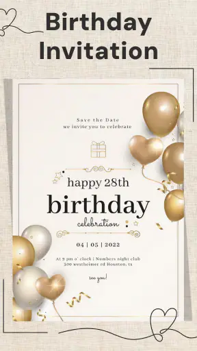Invitation Maker & Event RSVP screenshot