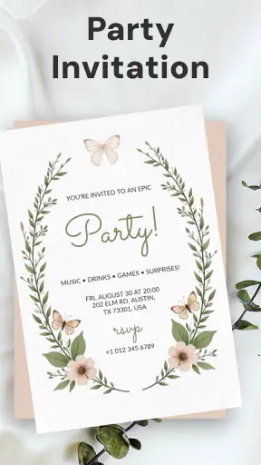 Invitation Maker & Event RSVP screenshot