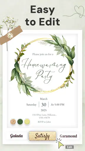 Invitation Maker & Event RSVP screenshot