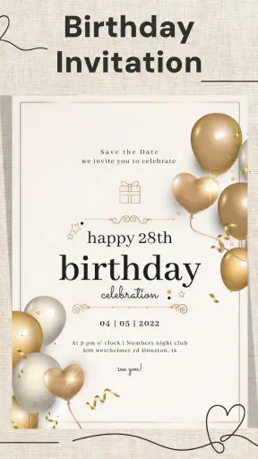 Invitation Maker & Event RSVP screenshot