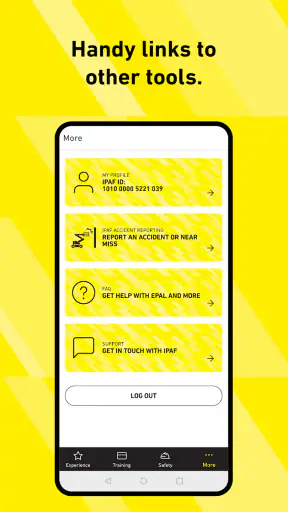 IPAF ePAL screenshot