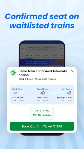ixigo Train, Bus, Metro Ticket screenshot