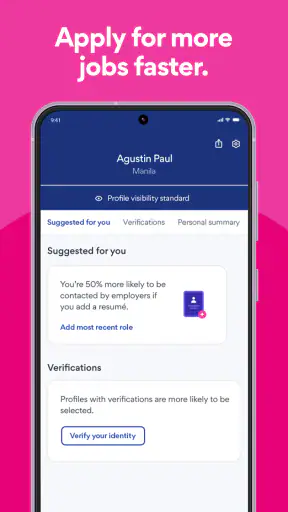 Jobstreet: Smart job matching screenshot