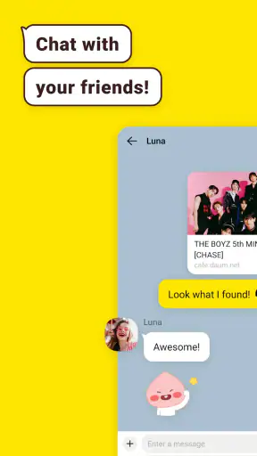 KakaoTalk : تطبيق التراسل screenshot