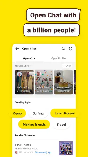 KakaoTalk : تطبيق التراسل screenshot