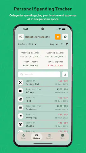 Khata Tracker Business Ledger screenshot