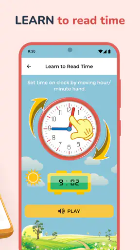 Kids Clock Learning screenshot