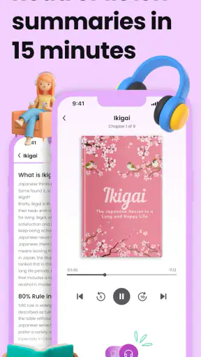 kitUP: Audiobook Summaries screenshot