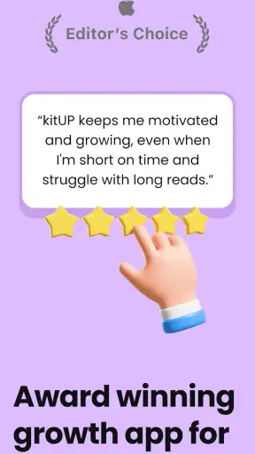 kitUP: Audiobook Summaries screenshot