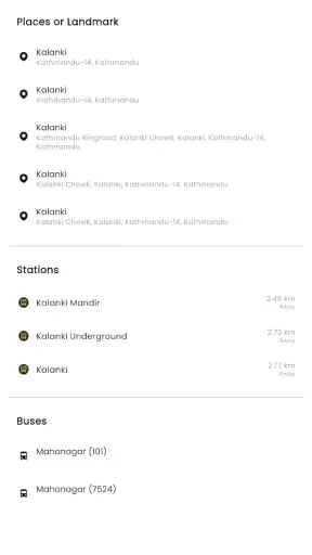 KTM Public Transport screenshot