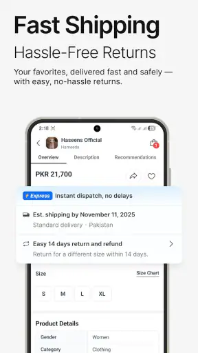 LAAM: Online Shopping App screenshot