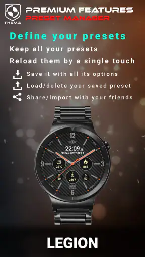 Legion Watch Face screenshot
