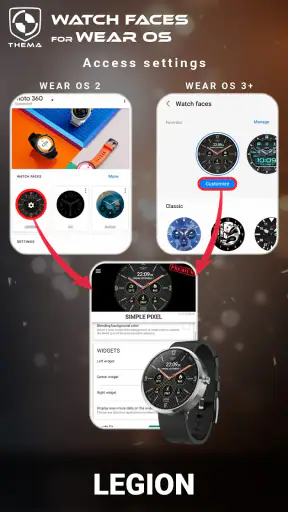 Legion Watch Face screenshot