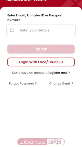 License DXB screenshot