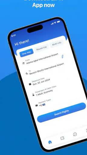 LIFTI Flights Booking screenshot