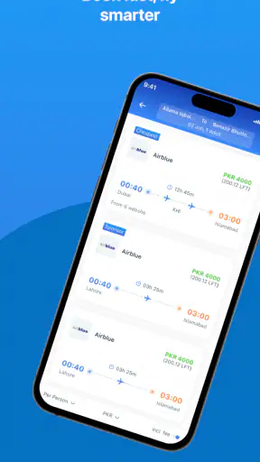 LIFTI Flights Booking screenshot