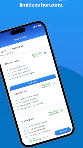 LIFTI Flights Booking screenshot