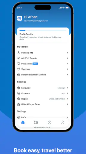 LIFTI Flights Booking screenshot