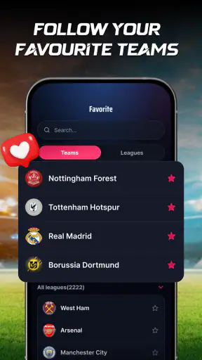 Live Football: Scores & Stats screenshot