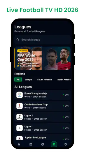 Live Football TV HD 2026 screenshot