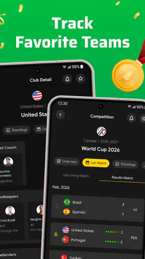 Live Scores & Football Stats screenshot