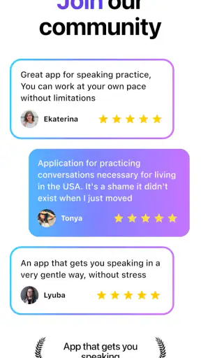 LOLA SPEAK: English Practice screenshot