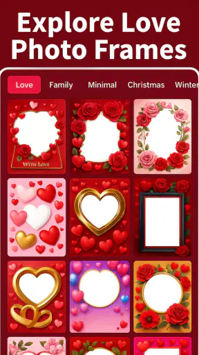 Love Photo Frames Photo Editor screenshot