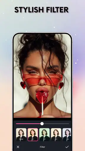 Lunavia:AI Beauty Cam & Editor screenshot