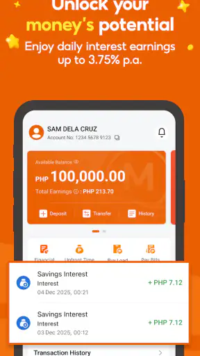 MariBank PH (SeaBank) screenshot