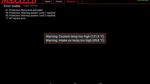MaxxECU MDash screenshot