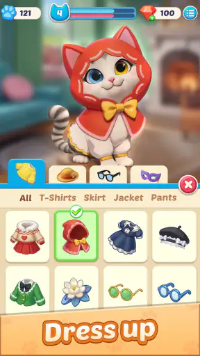 Meowment: Merge & Makeover screenshot