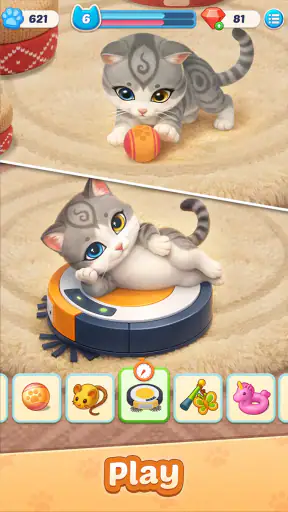 Meowment: Merge & Makeover screenshot