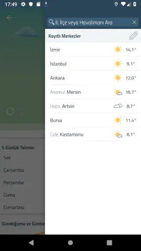 Meteoroloji Hava Durumu screenshot
