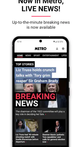 Metro | World and UK news app screenshot