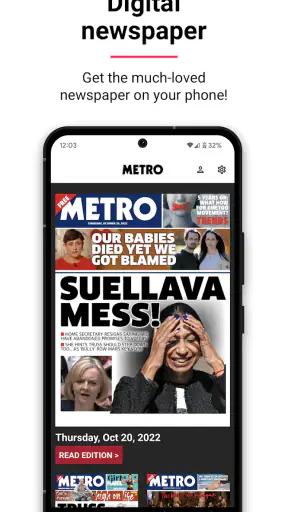 Metro | World and UK news app screenshot