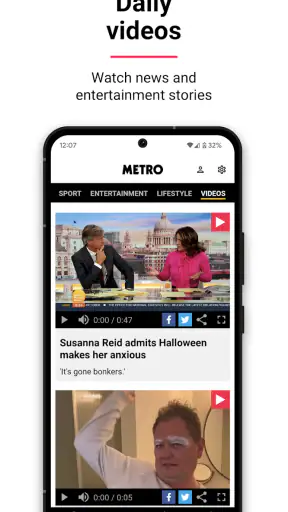 Metro | World and UK news app screenshot
