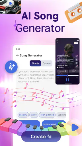 Micy: AI فيديو ومغير الصوت screenshot