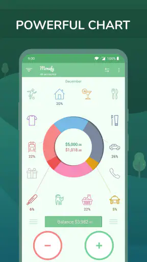 Monefy - Budget & Expenses app screenshot