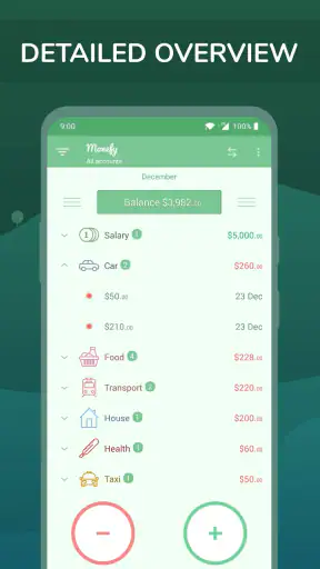Monefy - Budget & Expenses app screenshot