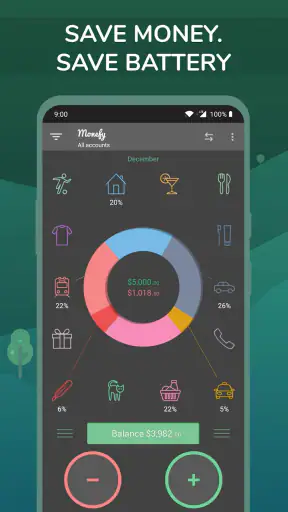 Monefy - Budget & Expenses app screenshot