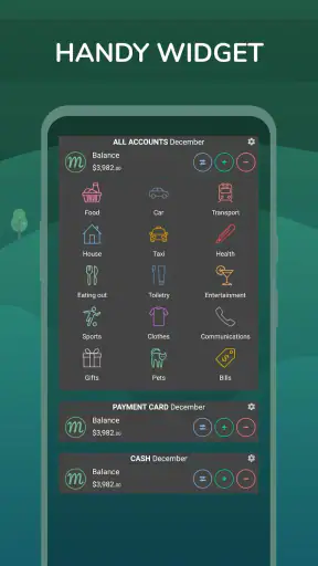 Monefy - Budget & Expenses app screenshot