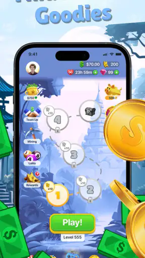 Monkey Match 3: Money Game screenshot