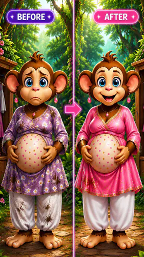 Monkey Mom Baby Shower Party screenshot