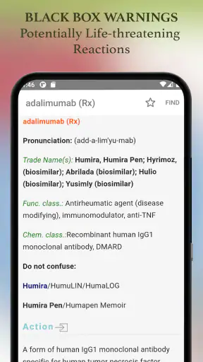 Mosby's Nursing Drug Reference screenshot