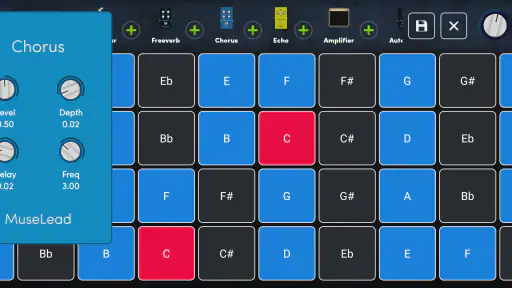 MuseLead Synthesizer screenshot