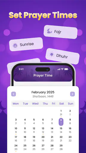 Muslim Times & Qibla Direction screenshot