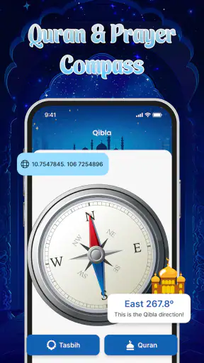 Namaz Times - Qibla Locator screenshot