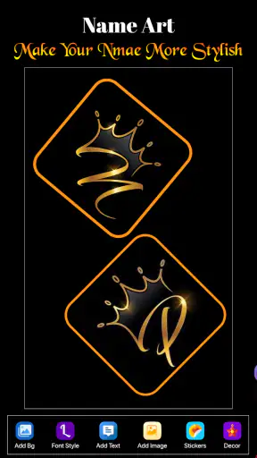 Name Art Logo Maker Photo Edit screenshot