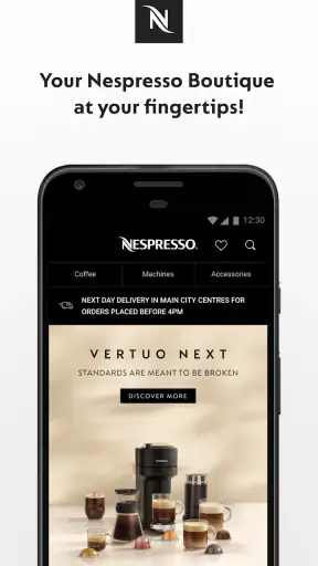 Nespresso Middle East & Africa screenshot